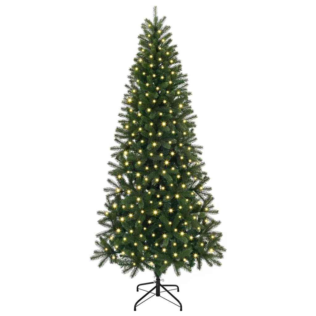 Árbol de Navidad artificial con 300 LED Verde 180 cm PE y PVC