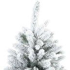 Árbol de Navidad artificial con 150 LED 120 cm PE y PVC