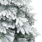 Árbol de Navidad artificial con 150 LED 120 cm PE y PVC
