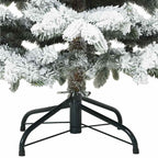 Árbol de Navidad artificial con 150 LED 120 cm PE y PVC