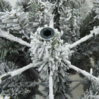 Árbol de Navidad artificial con 150 LED 120 cm PE y PVC