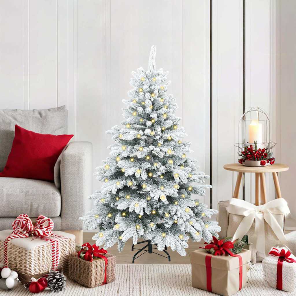 Árbol de Navidad artificial con 150 LED 120 cm PE y PVC