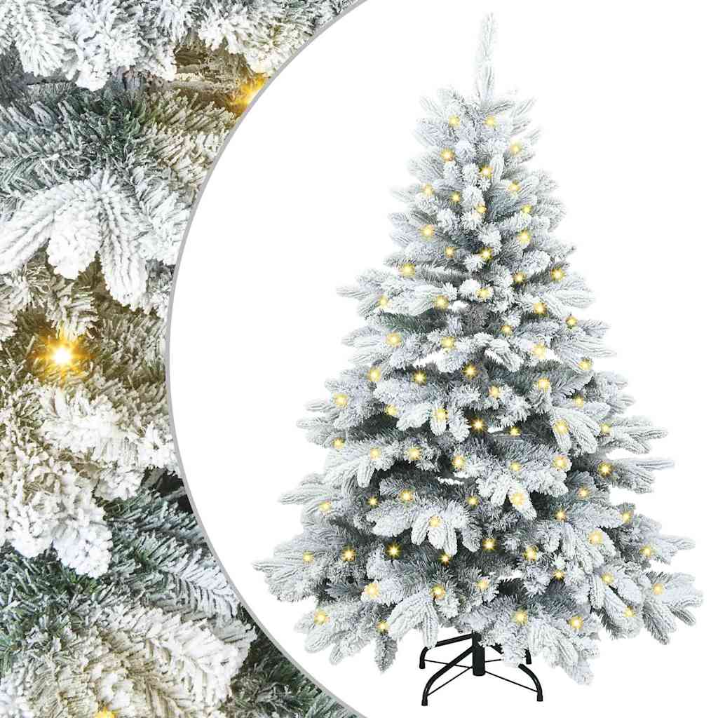Árbol de Navidad artificial con 150 LED 120 cm PE y PVC