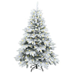Árbol de Navidad artificial con 150 LED 120 cm PE y PVC