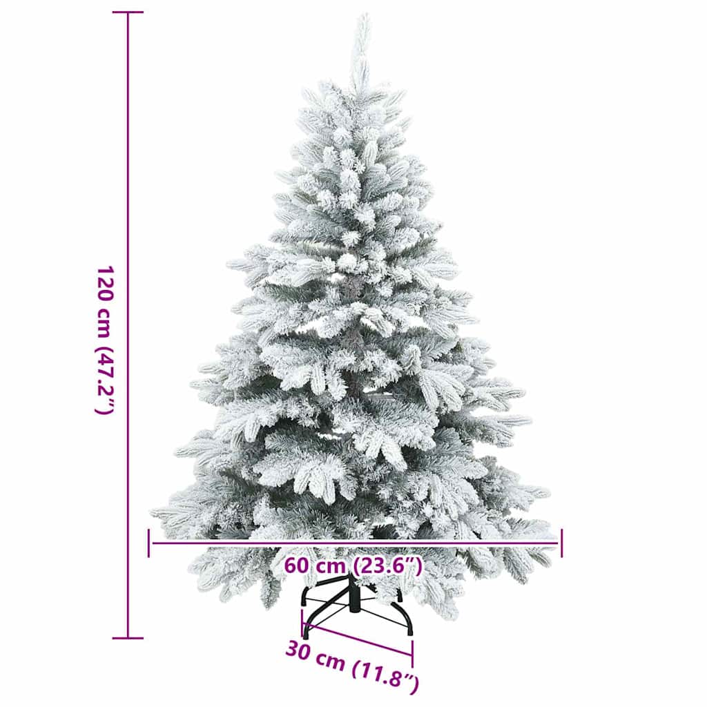 Árbol de Navidad artificial con 150 LED 120 cm PE y PVC