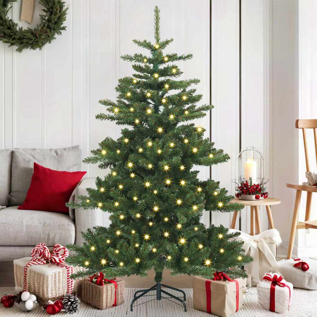 Árbol de Navidad artificial con ramas articuladas Verde 150 cm