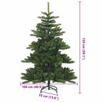 Árbol de Navidad artificial con ramas articuladas Verde 150 cm