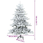 Árbol de Navidad artificial con ramas articuladas 150 cm