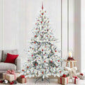 Árbol de Navidad artificial con ramas articuladas 240 cm