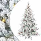 Árbol de Navidad artificial con ramas articuladas 240 cm
