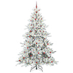 Árbol de Navidad artificial con ramas articuladas 240 cm