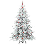 Árbol de Navidad artificial con ramas articuladas 240 cm