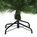 Árbol de Navidad artificial con 150 LED Verde 120 cm PE y PVC