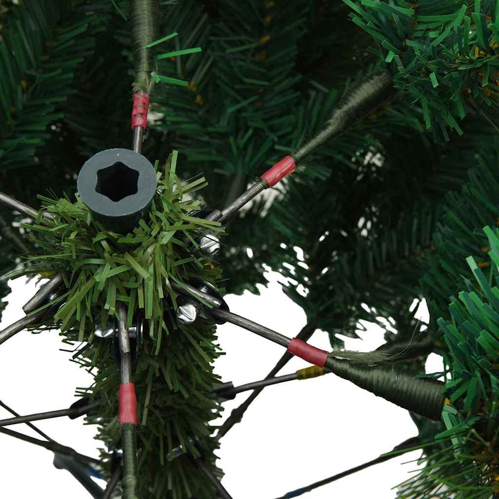 Árbol de Navidad artificial con 150 LED Verde 120 cm PE y PVC