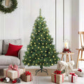 Árbol de Navidad artificial con 150 LED Verde 120 cm PE y PVC