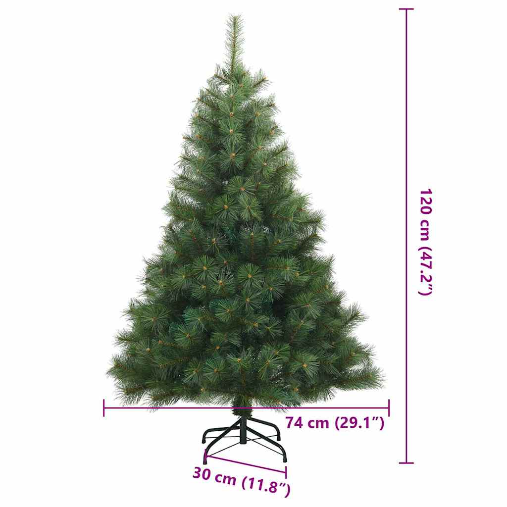 Árbol de Navidad artificial con 150 LED Verde 120 cm PE y PVC