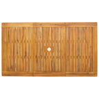 Conjunto de Comedor de Jardín Plegable 7 pcs Marrón