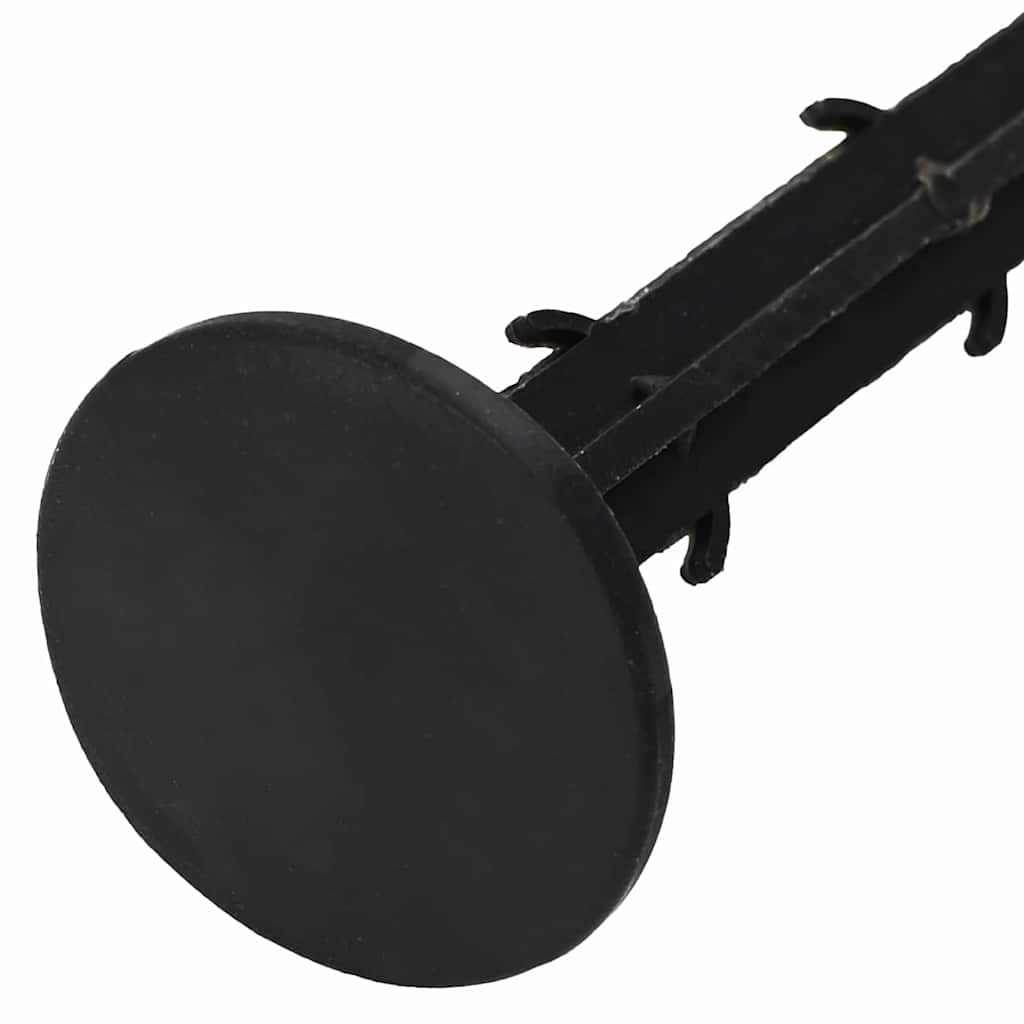 Estacas para el suelo 100 pcs Negro Ø3 x 11 cm Plástico