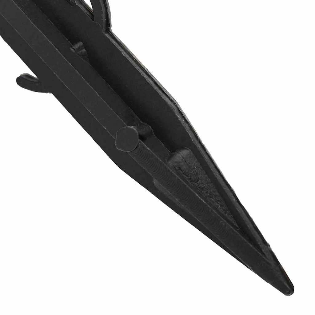 Estacas para el suelo 100 pcs Negro Ø3 x 11 cm Plástico