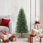 Árbol de Navidad artificial Verde 120 cm PVC, PE y acero