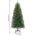 Árbol de Navidad artificial Verde 150 cm PVC, PE y acero
