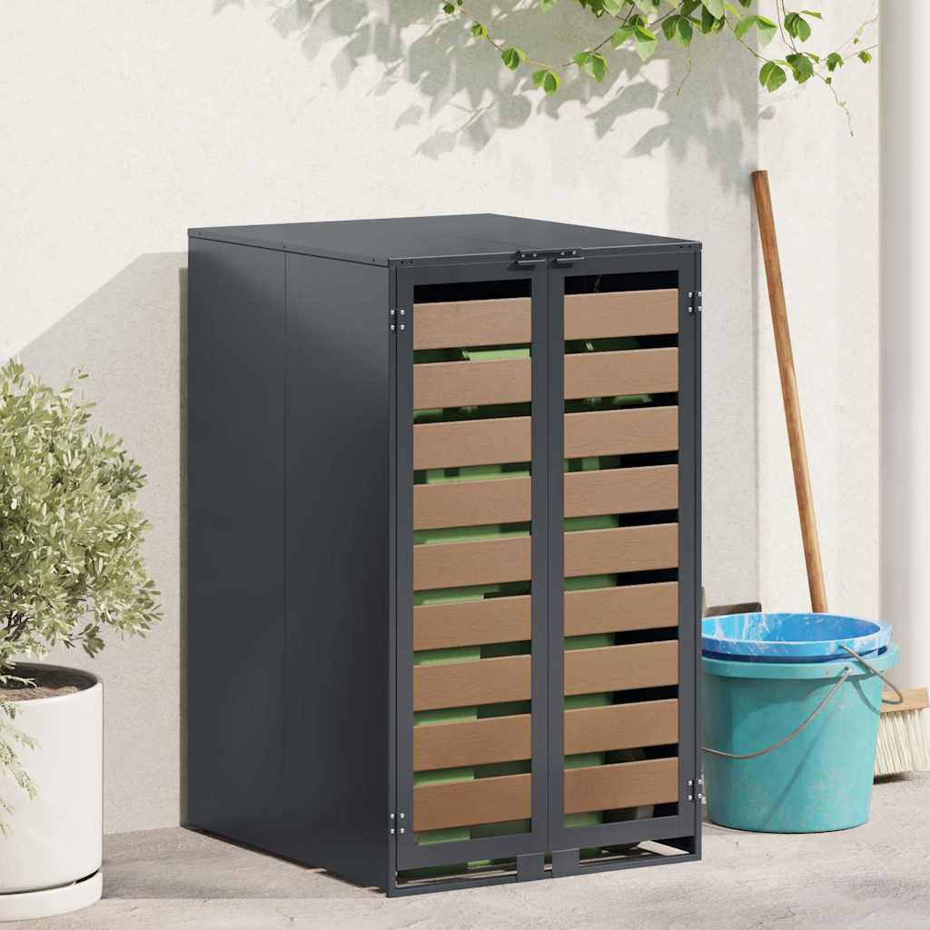 Almacenamiento de Contenedor Rodante con Tapa Abatible a Gas para Contenedor de 240L