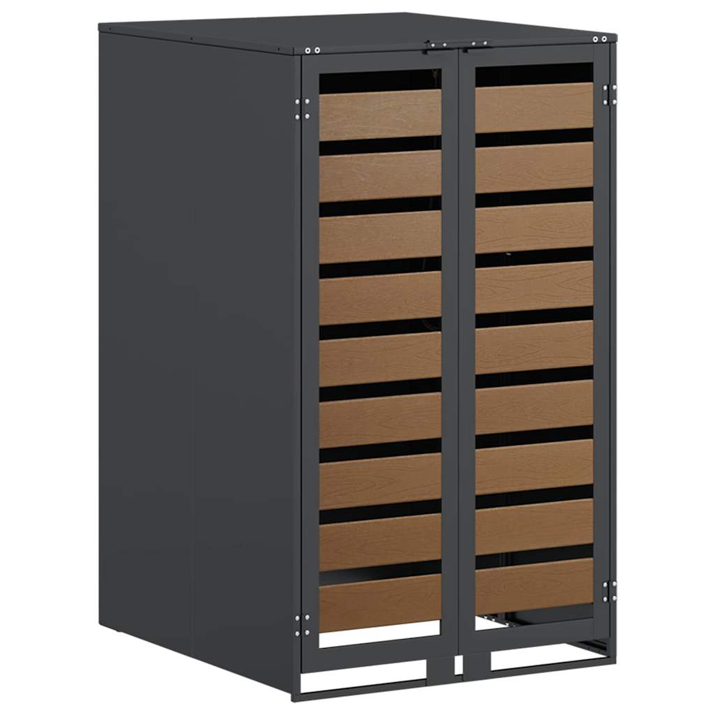 Almacenamiento de Contenedor Rodante con Tapa Abatible a Gas para Contenedor de 240L
