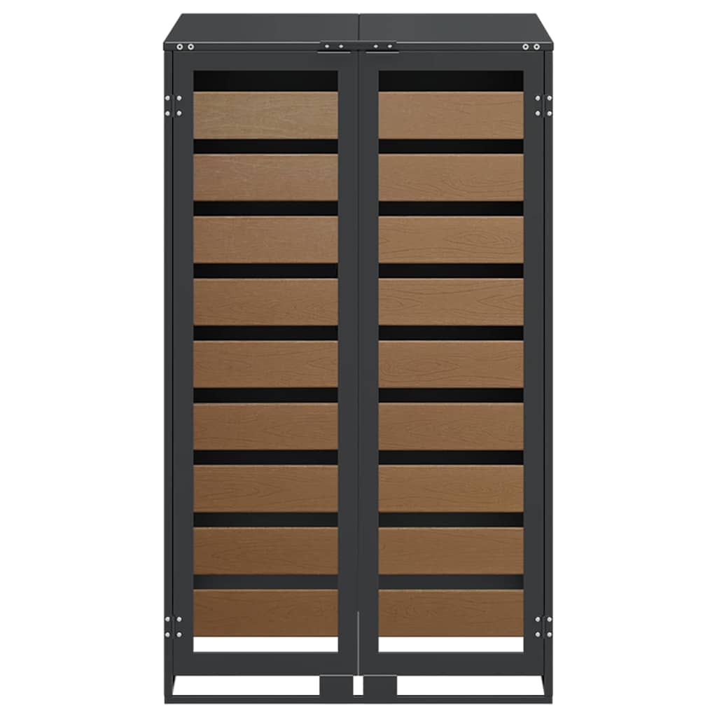 Almacenamiento de Contenedor Rodante con Tapa Abatible a Gas para Contenedor de 240L