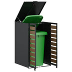 Almacenamiento de Contenedor Rodante con Tapa Abatible a Gas para Contenedor de 240L