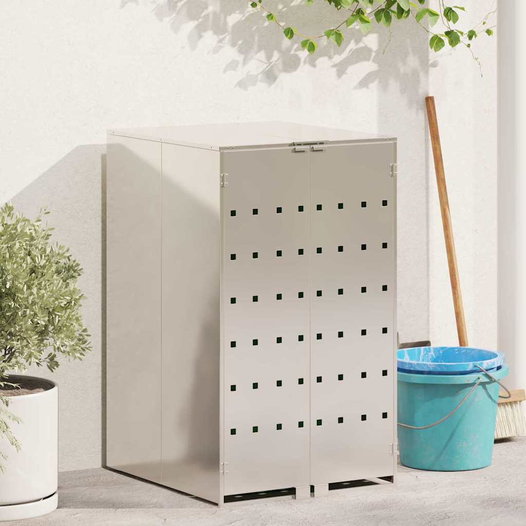Almacenamiento de Contenedor Rodante con Tapa Abatible a Gas para Contenedor de 240L