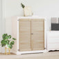 Puerta de Armario 2 pcs Natural 140,5 x 2,1 x 39,5 cm