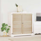 Puerta de Armario 2 pcs Natural 140,5 x 2,1 x 39,5 cm