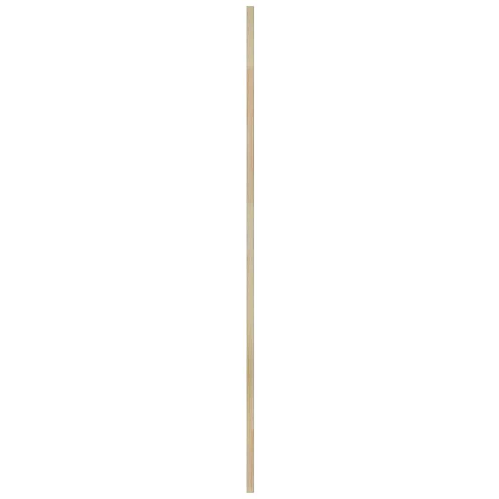 Puerta de Armario 2 pcs Natural 140,5 x 2,1 x 39,5 cm