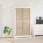 Puerta de Armario 2 pcs Natural 140,5 x 2,1 x 39,5 cm