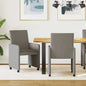 Cadeiras de Jantar com Rodas 2 unidades Azul 57 x 66 x 94 cm