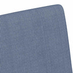Sillas de Comedor con Ruedas 2 pcs Azul 57 x 66 x 94 cm