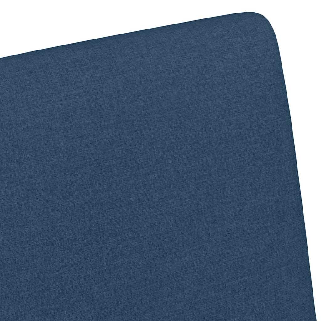 Sillas de Comedor con Ruedas 2 pcs Azul 57 x 66 x 94 cm tela