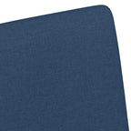 Sillas de Comedor con Ruedas 2 pcs Azul 57 x 66 x 94 cm tela