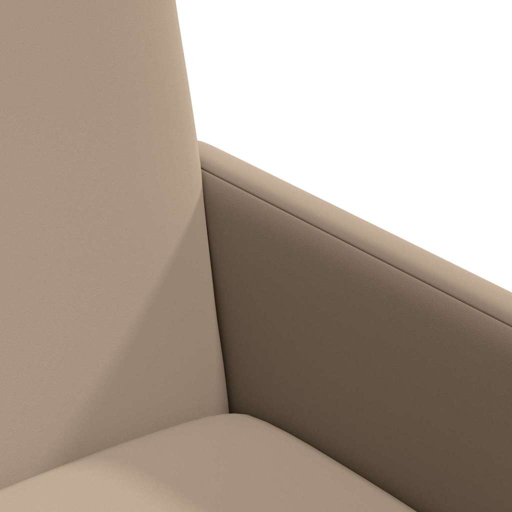 Sillas de Comedor con Ruedas 2 pcs Capuchino 57 x 66 x 94 cm