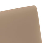 Sillas de Comedor con Ruedas 2 pcs Capuchino 57 x 66 x 94 cm