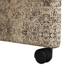 Sillas de Comedor con Ruedas 2 pcs Gris claro 57 x 66 x 94 cm