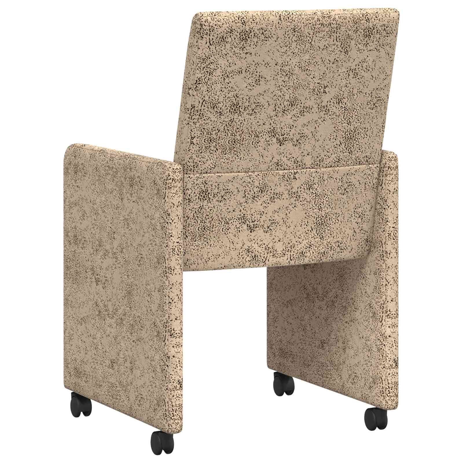 Sillas de Comedor con Ruedas 2 pcs Gris claro 57 x 66 x 94 cm