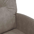 Sillas de Comedor con Ruedas 2 pcs Gris 57 x 67 x 95 cm