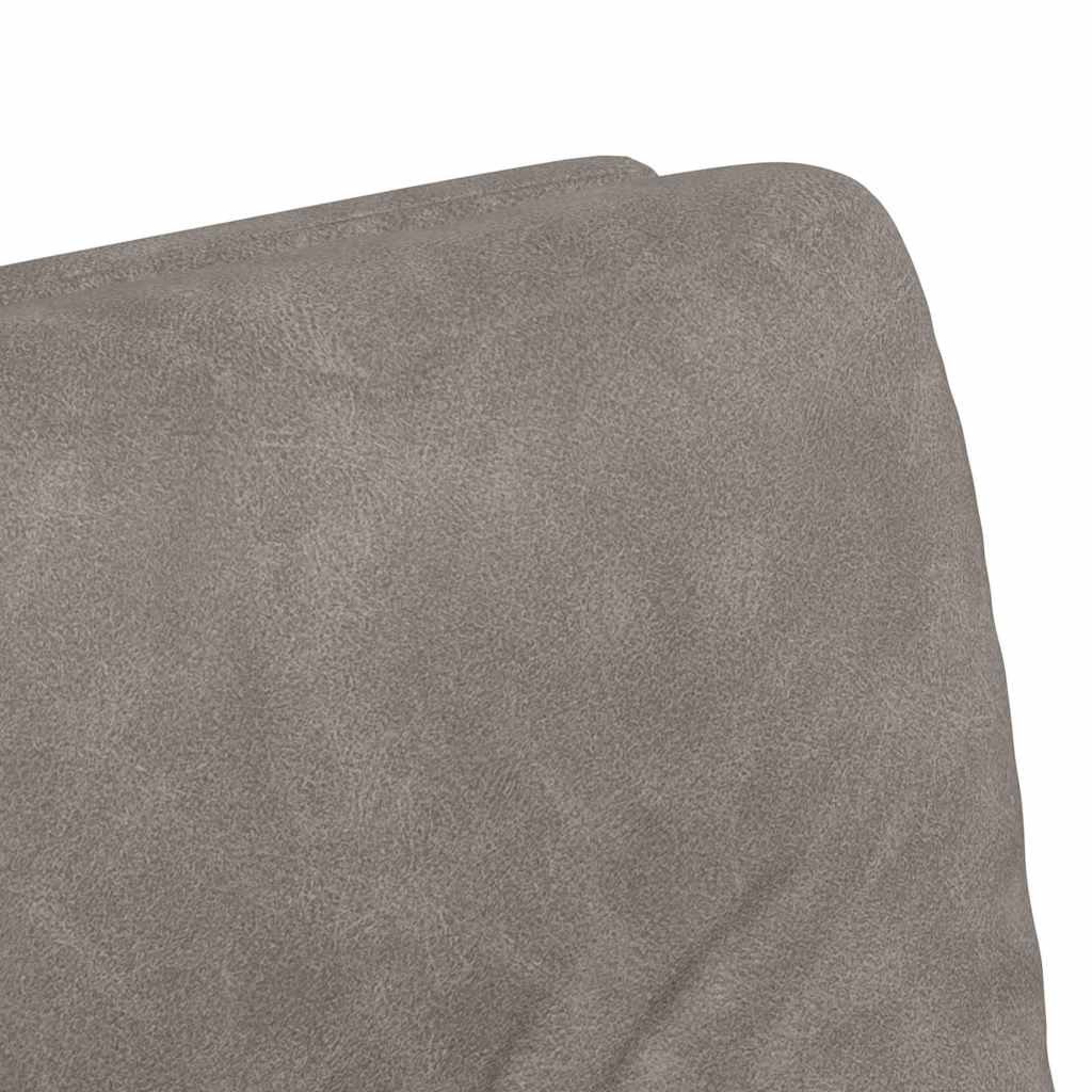 Sillas de Comedor con Ruedas 2 pcs Gris 57 x 67 x 95 cm