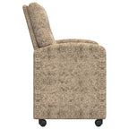 Sillas de Comedor con Ruedas 2 pcs Gris claro 57 x 67 x 95 cm