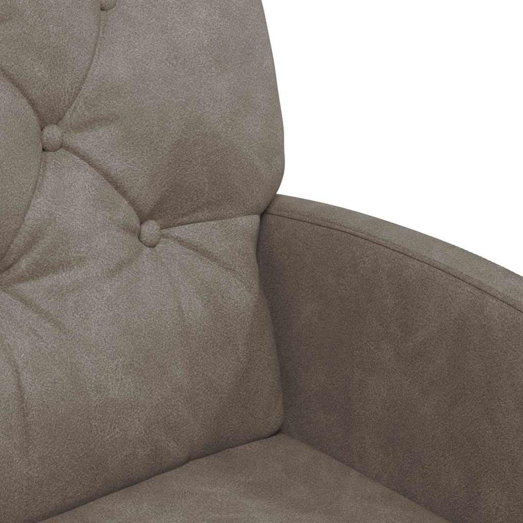 Sillas de Comedor con Ruedas 2 pcs Gris 58 x 67 x 97 cm