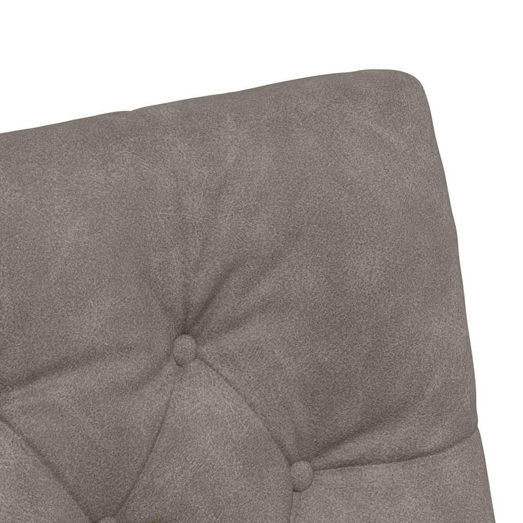 Sillas de Comedor con Ruedas 2 pcs Gris 58 x 67 x 97 cm