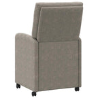 Sillas de Comedor con Ruedas 2 pcs Gris claro 58 x 67 x 97 cm