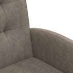 Sillas de Comedor con Ruedas 2 pcs Gris 58 x 67 x 97 cm