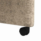 Sillas de Comedor con Ruedas 2 pcs Gris claro 58 x 67 x 97 cm